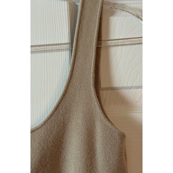 All:Row The Lucinda Midi Dress in Khaki Size L - Picture 3 of 9